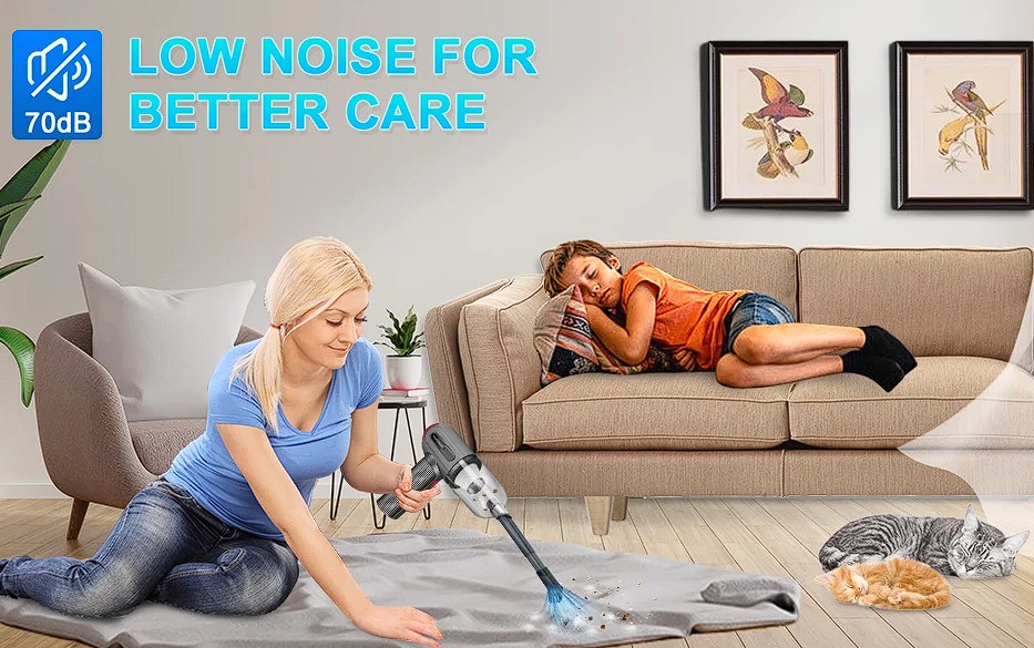 Aspiradora y sopladora 7 en 1 recargable